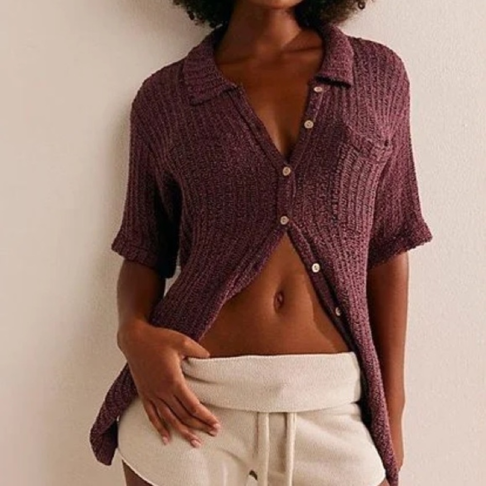 Free People Beach Rita Sweater Cream